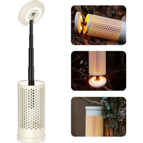 LED Campinglaternen Elektrische Laternen für den Outdoor Einsatz Stimmungsbeleuchtung 2600 mAh Wiederaufladbar, einziehbar für Outdoor Abenteuer (1/5)