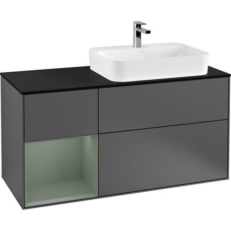 Villeroy & Boch G392GMGK Armoire sous-vasque Finion G39 (1/2)
