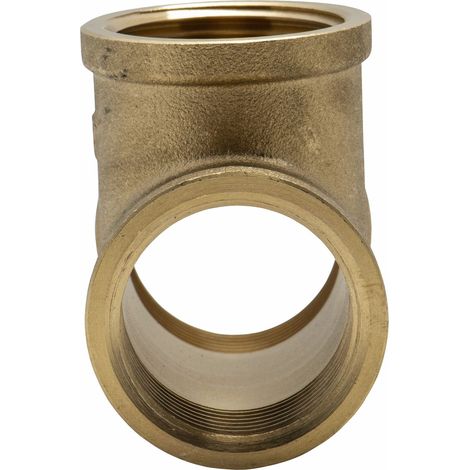 Raccord té laiton femelle - femelle 1"