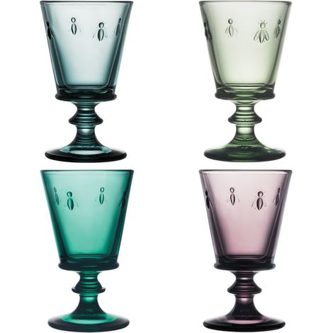 La Rochere - Set de 4 verres à pied Abeille 24 cl (1 modèle aléatoire) (1/5)