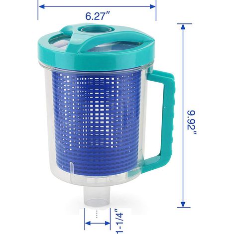 Ramasseur de feuilles de piscine Hayward W560 (Modèle valide W26705 Pentair R211084) Ramasseur de feuilles à filtre W560 (Bleu) (1/4)