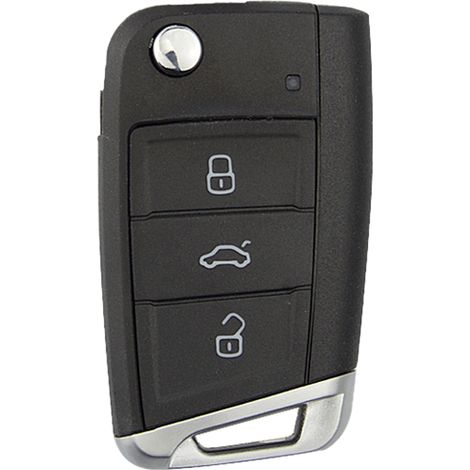 Klappbares 3-Tasten-Fernbedienungsgehäuse für VW Golf MK7, Skoda Octavia, Seat Golf 7, Polo, Passat Mk2, Touran