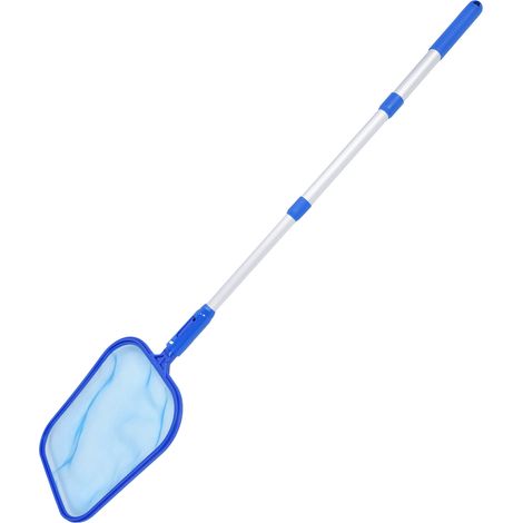Ensemble d'épuisette télescopique à trois sections pour le nettoyage des piscines peu profondes (1/5)