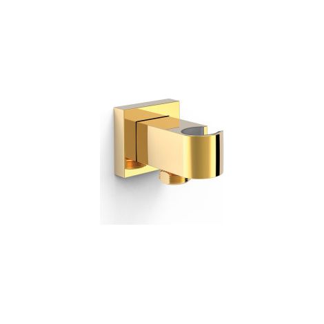 Support fixe avec arrivée d’eau pour douchette Or 24K - TRES 20218221OR (1/2)