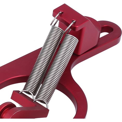 Base du corps de papillon en alliage d'aluminium, câble d'accélérateur (rouge) (1/5)