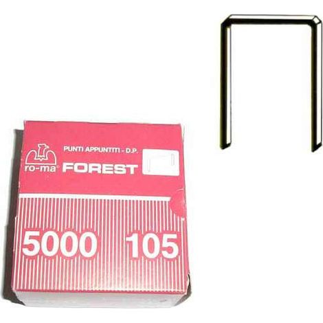 PUNTI PER FISSATRICE MECCANICA M. 108 cf. 5000 pz (1/2)
