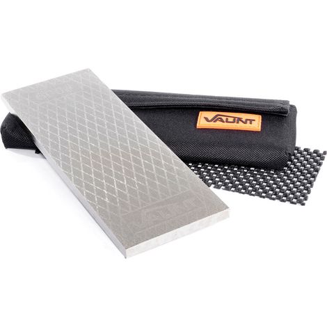 Vaunt V1444013 Diamond Medium Fine Sharpening Stone Double-Sided 200mm x 75mm (1/5)