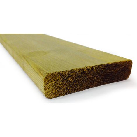 Tablón impregnado 4x11,6x300 cm para estructuras exteriores