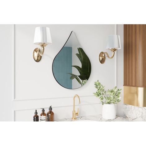 Wandspiegel Vogue Schwarz 50x70 cm