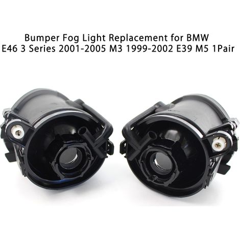 Ersatz-Stoßstangennebelleuchten für BMW 3er E46 (2001-2005), M3 (1999-2002) und M5 E39 (1 Paar, Leuchtmittel nicht enthalten). (1/2)