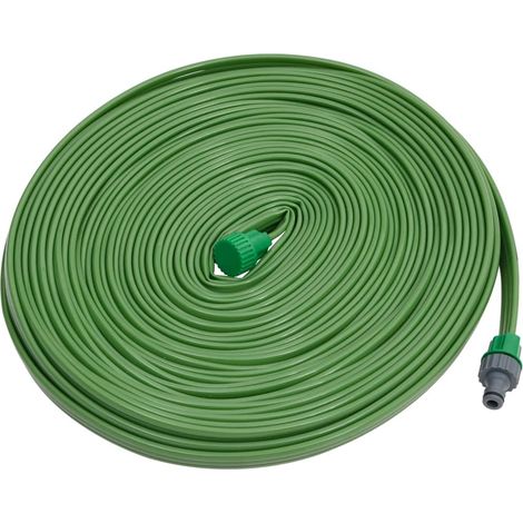 Tuyau d'arrosage à 3 tubes vert 22,5 m PVC