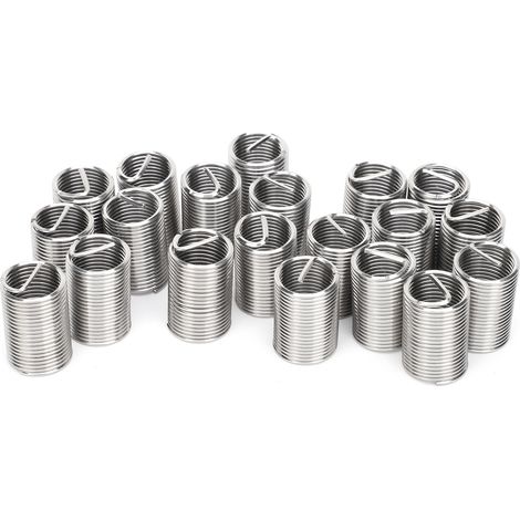 20 Stück Gewindereparatur-Reduziermuttern, Gewindeumrüsthülsen, Buchsen, Schraubenbefestigung M12 x 1,25 2,5D (1/5)