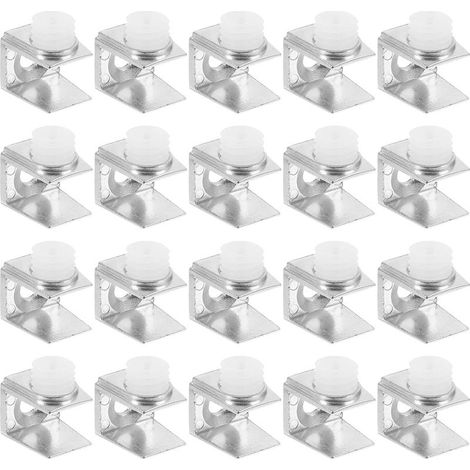 20 Befestigungselemente für Treppengeländer aus Glas, Clips (1/5)