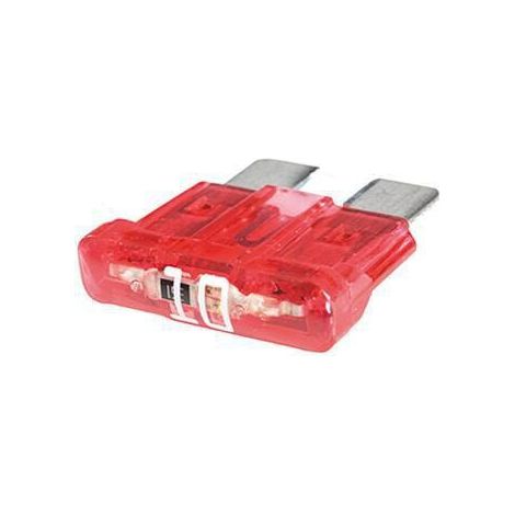 Fusible tipo enchufe est谩ndar 12V 10A longitud 18,8 mm rojo paquete 10 unidades'Hella HELLA 8JS711683092 (1/2)