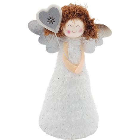 Colgante para la cima del árbol de Navidad AngelGirl, decoración - Blanco (1/5)