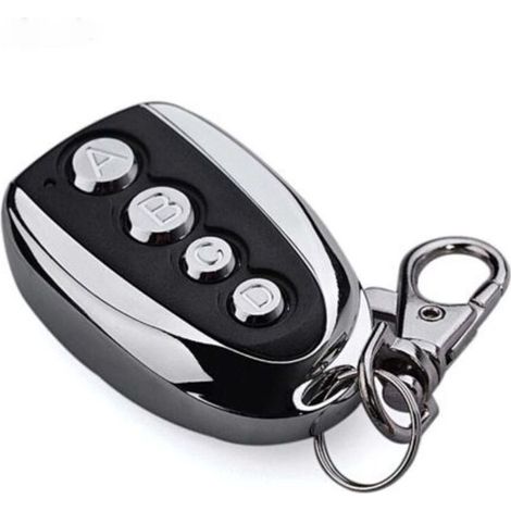 Télécommande universelle de porte de garage 433 Clone 4 clés Code auto Duplicateur de télécommande de porte de garage-