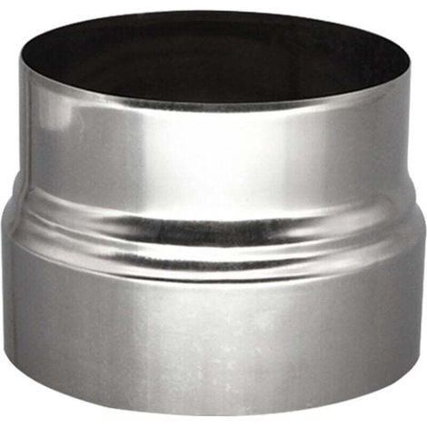 Stove pipe reducer 120 mm to 110 mm - Stove fitting - Stainless steel - Chimney pipe reducer (1/5)