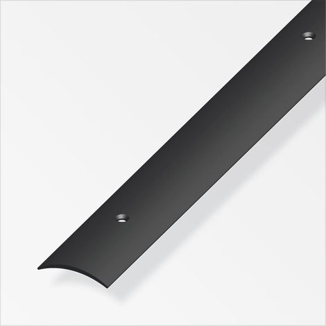 alfer Übergangsprofil 1 m, 30 x 5 mm PVC (Kunststoff) glatt schwarz Übergangsprofil (1/2)