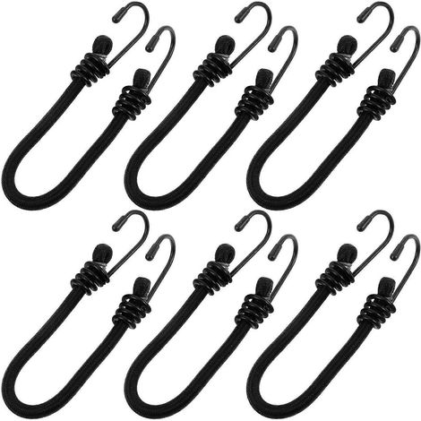 Application élastique de corde pour tente extérieure résistante au vent avec 6 pièces pour voyage et lessive (1/5)