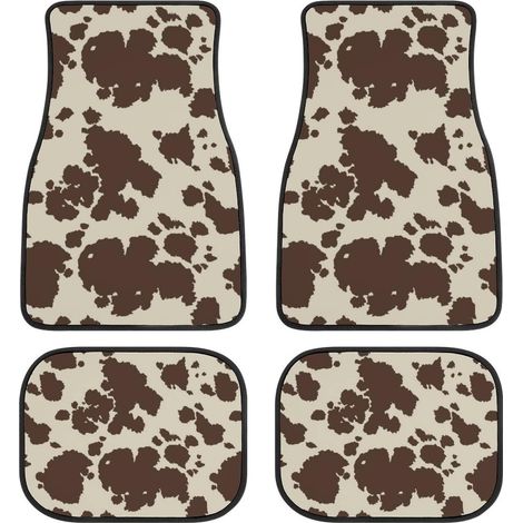 Juego de 4 alfombrillas elegantes y antideslizantes para coche, accesorios para automóvil, compatibles con coches, SUV, camiones y furgonetas. (1/4)