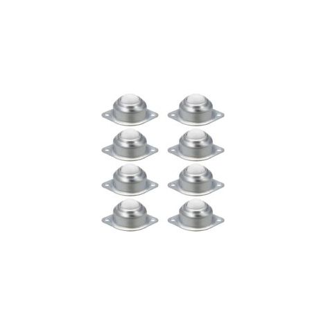 ruedas giratorias con rodamientos de bolas, ruedas universales para muebles, rodamientos de bolas de nailon para dispositivos de transferencia o transporte.