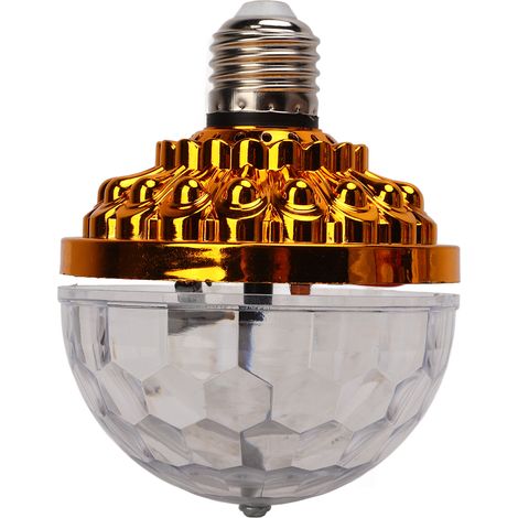 Lampe LED multicolore rotative boule magique, éclairage KTV domestique, boule dorée 6 couleurs pour chambre intérieure. (1/5)