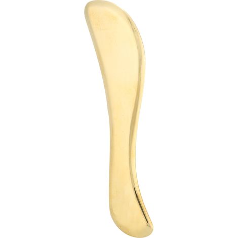 Planche de massage en laiton pour fascia, outil de gua sha anti-douleur musculaire, grattoir corporel, acupression, soulagement des tensions, taille unique. (1/5)