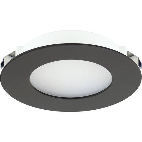 Plafonnier encastré LED ROLO C 1,9 W 4100 K IP44 noir (1/2)