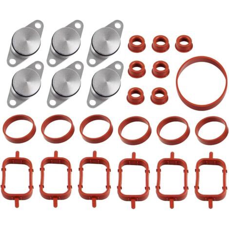 Sollbry 6 x 22mm Kit de suppression clapets d'admission joint collecteur admission 11612245439 pour E87 E46 E90 E91 E92 E93 E39 E60 E83 E53 (1/5)