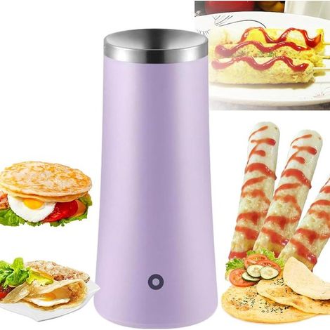 Máquina eléctrica para rollitos de primavera, cocción automática en 8 minutos y acero inoxidable antiadherente, cocedor de huevos (1/5)