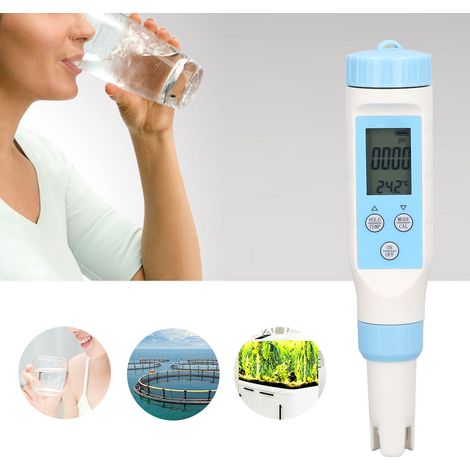 Testeur de qualité de l'eau Bluetooth BLE-9902 3-en-1 : pH/EC/température, conductivité et plus encore (1/5)