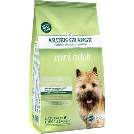 Aliment hypoallergénique à l'agneau pour petits chiens Arden Grange Mini Lamb 6 kg (1/3)