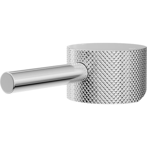 Colore Polished Chrome Industrial Style Mono Basin Mixer Fully Knurled Tap Head (1/5)