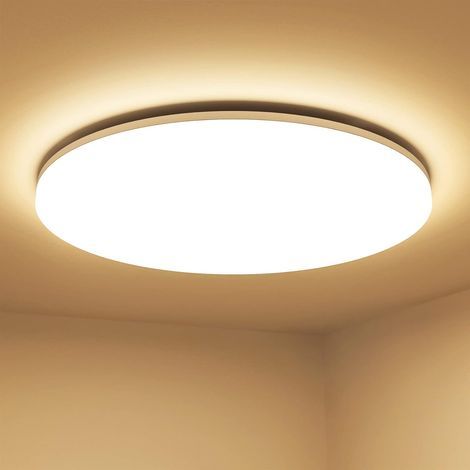 runde LED-Deckenleuchte, 24 W, IP54, warmweiß (3000 K), Innen-/Außenbeleuchtung für Bad und Küche (1/5)