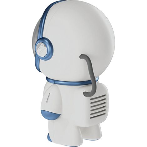KI-Astronauten-Lautsprecher, intelligenter Bluetooth-Lautsprecher, Uhr, kleines Nachtlicht, Geburtstagsgeschenk, Weiß (1/5)