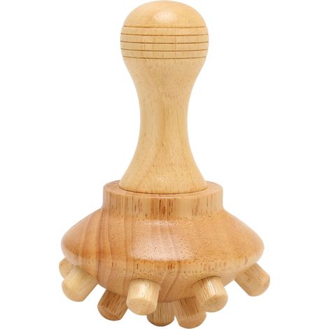 Massageur en Bois Poulpe pour Réduire le Stress et la Cellulite - Thérapie par le Bois (1/5)