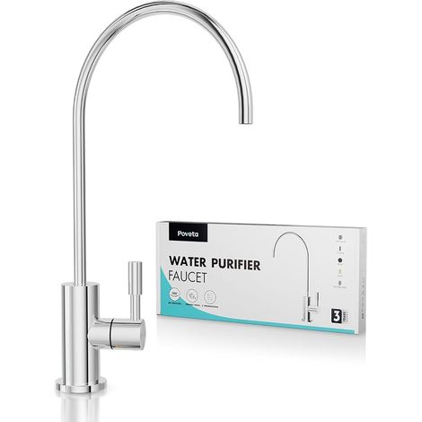 Robinet Cuisine Pour L'eau Potable et osmose Inverse,  Chrome (1/5)