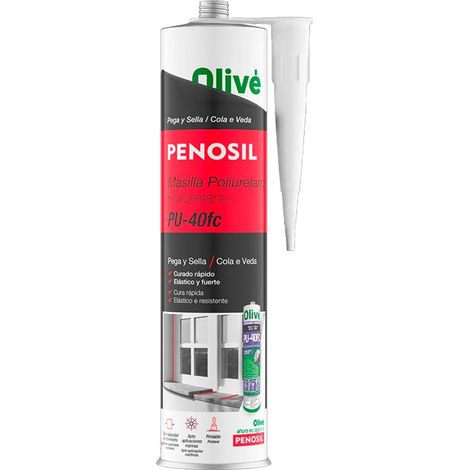 Sellador y Adhesivo Tecnopol Ms -50, Curado Rápido, Unión Elástica y Transparente, PENOSIL