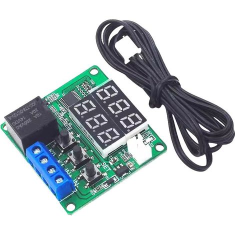 XH-W1219 Dual-Display Digital Temperature Controller, High-Precision Temperature Control Switch, Control Accuracy 0.1 (1/4)