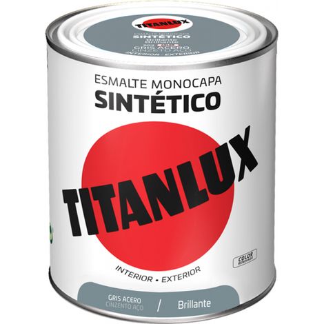 Smalto grigio acciaio 750ml 503 titanlux (1/3)