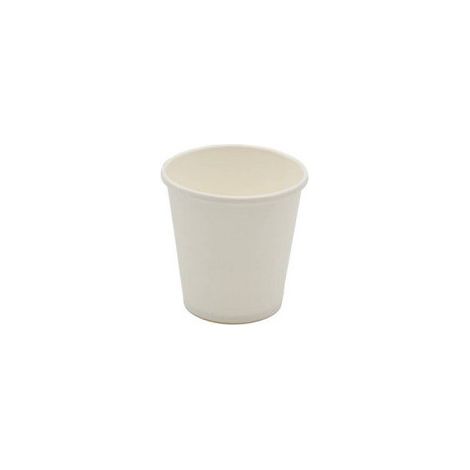 ILIP Fibraware Vasos Blancos de Cartón PAP 80ml Ø62mm - Paquete de 50 Unidades