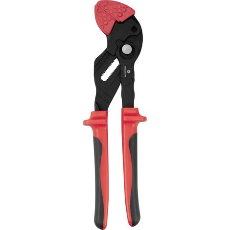 TOOLCRAFT TO-9616518 Pinza a pinza con ganasce di presa lisce Dimensione chiave (metrica) 34.1 mm 180 mm (1/5)