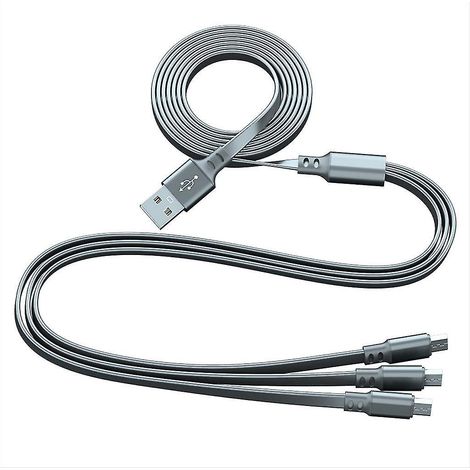 Câble de charge rapide 3 en 1 multi-USB 2.0 Micro USB (1/4)