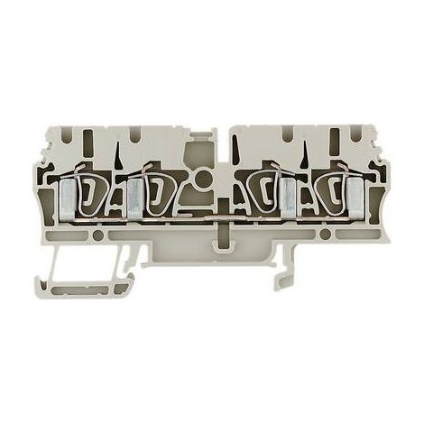 Bloc de jonction de passage Weidmüller ZDU 2.5/4AN 1608570000-1 beige foncé 1 pc(s) (1/2)