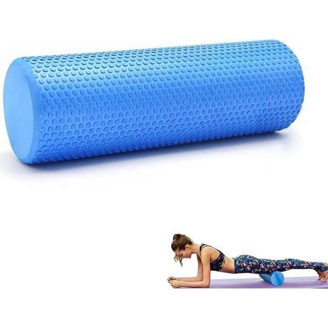 Rouleau de massage en mousse, idéal pour le massage des points de tension du dos, de la nuque et des jambes lors de l'entraînement des fascias avec un rouleau de gymnastique. Convient aux hommes et au (1/5)