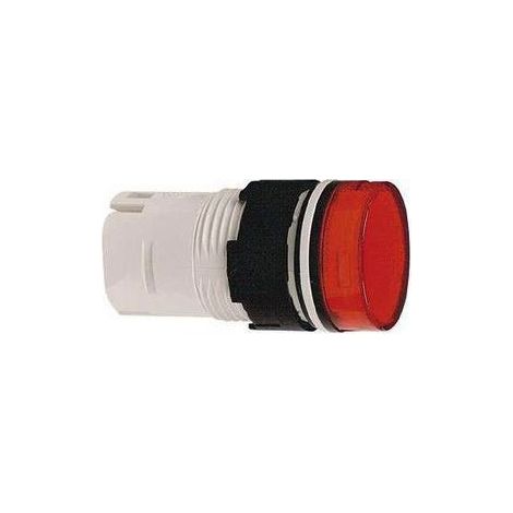 Tete ronde rouge pour voyant Ø 16mm cabochon lisse SCHNEIDER ZB6AV4 (1/2)