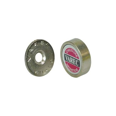 CRICCHETTI MAGNETICI A PASTICCA- - ø mm.14x5,5h. attrazione Kg.1,5 (RP14) - 24 pezzi VAREC