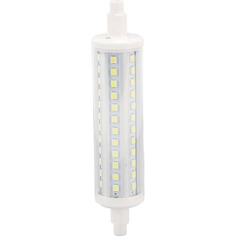 Ampoule LED R7s 10W 6000K à économie d'énergie, boîtier en polycarbonate, double culot, projecteur de remplacement 220V