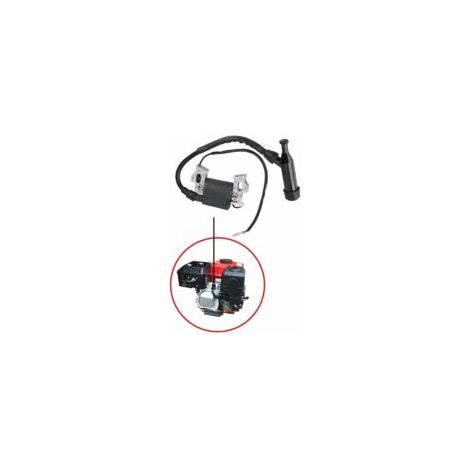 Bobina de encendido, repuestos para generador de gasolina 168F-170F de 2KW/3KW, bobina de encendido de repuesto con bujía, bobina de encendido para motor de cortacésped - Crezuo (1/4)