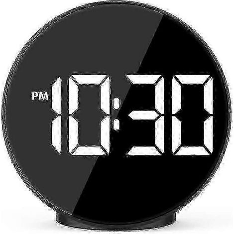 Ce réveil numérique LED pour la chambre à coucher est doté d'une commande vocale, d'un mode nuit, d'un affichage de la température et d'une lumière de réveil simulant le lever du soleil. (1/5)